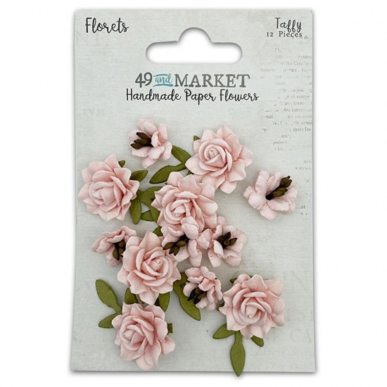 49 & Market - Collection «Florets » couleur «Taffy» 12pcs